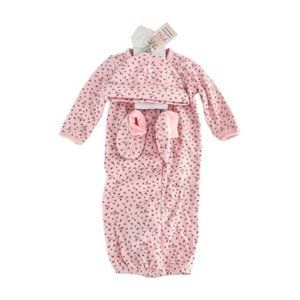 NEW Carter's JOY 2in1 Convertible Sleep Gown & Bodysuit - Pink | Infant 3M
